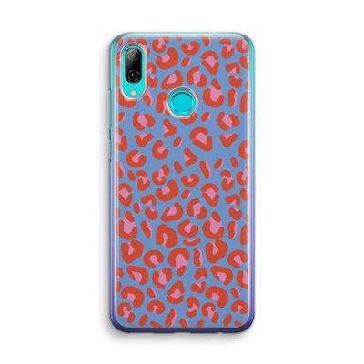 Leopard blue: Huawei P Smart (2019) Transparant Hoesje