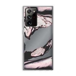 Roze stroom: Samsung Galaxy Note 20 Ultra / Note 20 Ultra 5G Transparant Hoesje