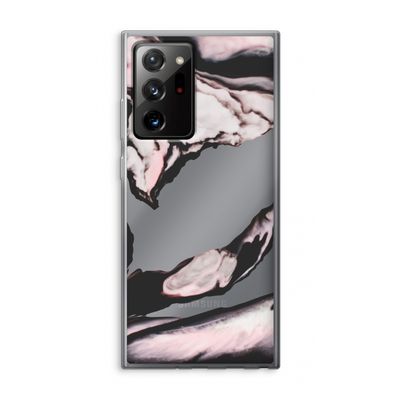 Roze stroom: Samsung Galaxy Note 20 Ultra / Note 20 Ultra 5G Transparant Hoesje