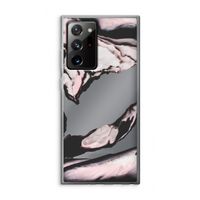 Roze stroom: Samsung Galaxy Note 20 Ultra / Note 20 Ultra 5G Transparant Hoesje