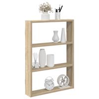 Wandschap 43x9x60 cm bewerkt hout sonoma eikenkleurig