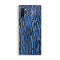Blauwe nerven: Samsung Galaxy Note 10 Plus Transparant Hoesje
