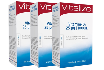Vitalize Vitamine D Capsules Voordeelverpakking Vitalize Vitamine D Capsules Voordeelverpakking