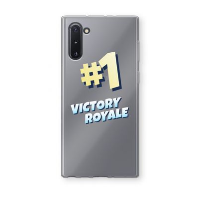 Victory Royale: Samsung Galaxy Note 10 Transparant Hoesje