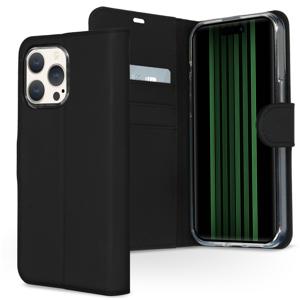 Accezz Wallet Softcase Bookcase iPhone 15 Pro Max Telefoonhoesje Zwart