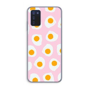 Dancing eggs: Samsung Galaxy A03s Transparant Hoesje