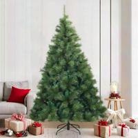 Kunstmatige Inklapbare Kerstboom Groen 210 cm PVC, staal