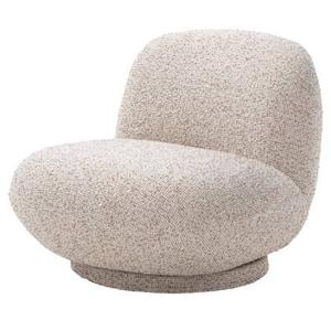 DÉJA Living - Draaifauteuil Beige - 85x95x71cm - Léa