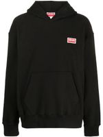 Kenzo hoodie en coton stretch à logo imprimé - Noir