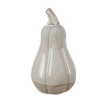 Clayre & Eef Decoratie Pompoen 12 cm Beige Porselein Beige