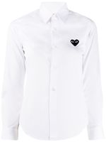 Comme Des Garçons Play chemise à logo - Blanc