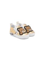 Moschino Kids baskets à appliqué Teddy Bear - Or - thumbnail