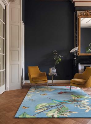 Wedgwood - Hummingbird Blue 37808 - 250x350 cm Vloerkleed