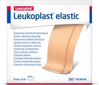 Leukoplast elastische pleister, 6 cm x 5 m