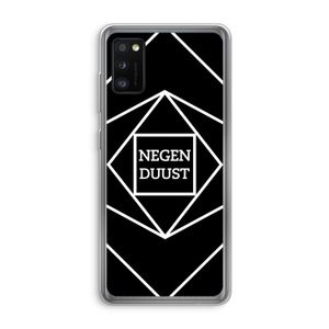 Negenduust geometrisch: Samsung Galaxy A41 Transparant Hoesje