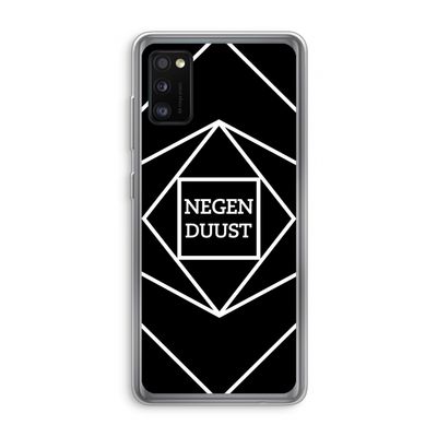 Negenduust geometrisch: Samsung Galaxy A41 Transparant Hoesje
