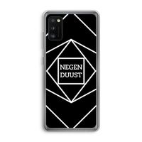 Negenduust geometrisch: Samsung Galaxy A41 Transparant Hoesje