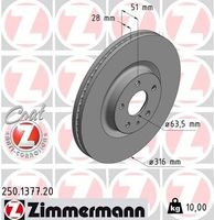 Remschijf Coat Z 250137720