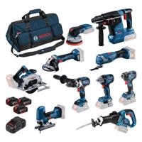 Bosch Professional Accu Combiset 10-delig 18V 5.0Ah in Tas - 0615A5004G