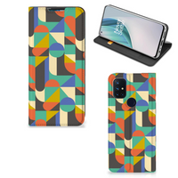 OnePlus Nord N10 5G Hoesje met Magneet Funky Retro - thumbnail