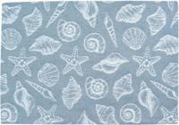 Sander Sander placemat Mussels 35x50 Fb. 10 - Blauw