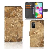 Samsung Galaxy A41 | Bookcase | Marmer Creme