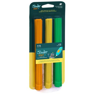 3Doodler navulling - oranje/geel/groen