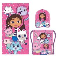 Badhanddoek Gabby's Dollhouse Roze