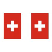 Polyester vlaggenlijn Zwitserland   - - thumbnail