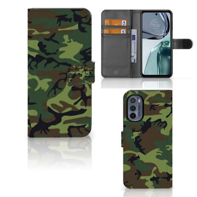 Motorola Moto G62 5G | Telefoon Hoesje | Army Dark