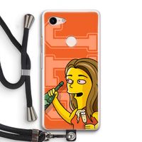 Jamie Lee Simpson: Pixel 3 Transparant Hoesje met koord