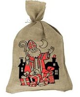 Van der Meulen Sinterklaas zak jute 50 x 80 cm (1 st)