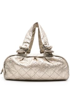 CHANEL Pre-Owned sac à main à matelassage losanges (2006-2008) - Or