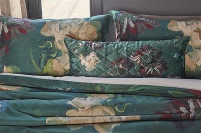 Beddinghouse Beddinghouse x Van Gogh Peonies Cushion Green 40x60 cm sierkussen