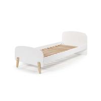 Leen Bakker - Vipack Bed Kiddy - 72,5x95x205,5 Cm - MDF - Wit - 205.5x95x72.5 Cm