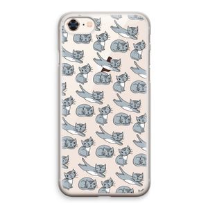 Poezen: iPhone 8 Transparant Hoesje