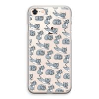 Poezen: iPhone 8 Transparant Hoesje