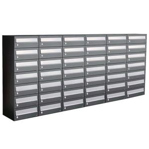 Allux Hive Set 6-Breed, 7-Hoog Antraciet - 40030065_6x7