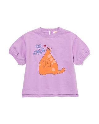 HEMA Baby T-shirt Kat Paars (paars)