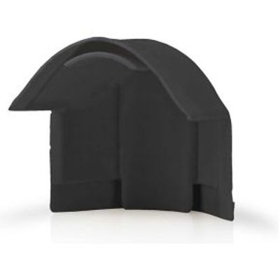 Kabelmanagement | Buis | Over de hoek | 1 Stuks | PVC | Zwart