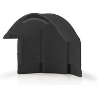 Kabelmanagement | Buis | Over de hoek | 1 Stuks | PVC | Zwart