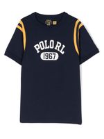 Ralph Lauren Kids t-shirt en coton à logo imprimé - Bleu - thumbnail