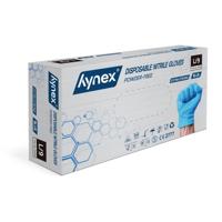 Handschoen hynex nitril l blauw 5gr 100 stuks