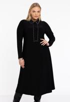 Yoek Jurk polos | Zwart | Maat 58/60