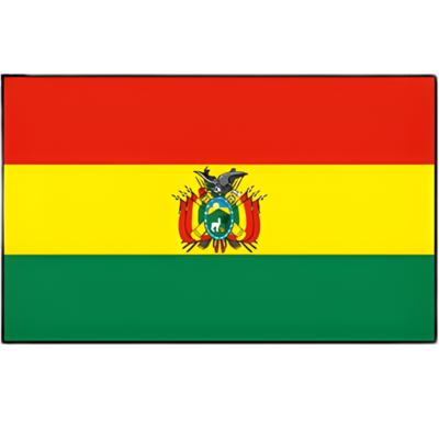 Vlag van Bolivia - 90 x 150 cm - feestartikelen - landen thema supporter - decoratie artikelen