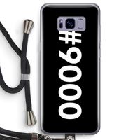 #9000: Samsung Galaxy S8 Transparant Hoesje met koord
