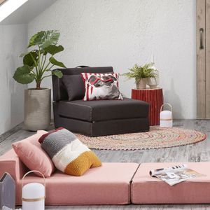 Kave Home Vouwbed 'Arty' kleur antraciet