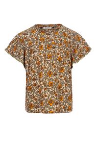 LOOXS Little Meisjes blouse - Oranje floral