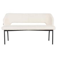 MUST Living Bench Bloom 150,86x150x57 cm, bouclé natural