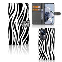Xiaomi 12T | 12T Pro | Telefoonhoesje | Met pasjeshouder | Zebra